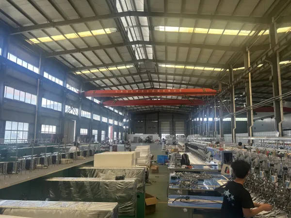 Machines being built on the factory floor