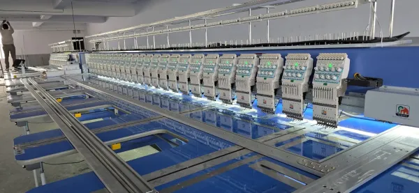Installed machine ready to run