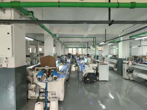 Looms at a customer unit