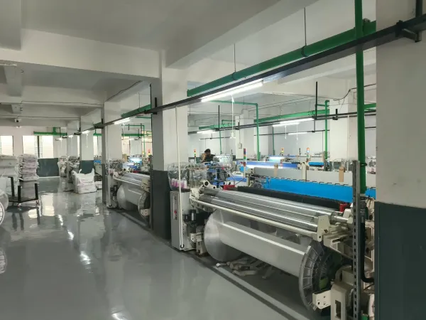 Airjet weaving hall