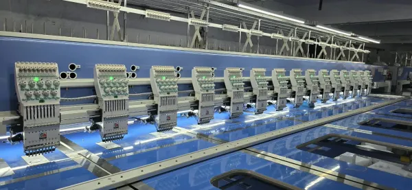 Flat machine running a design