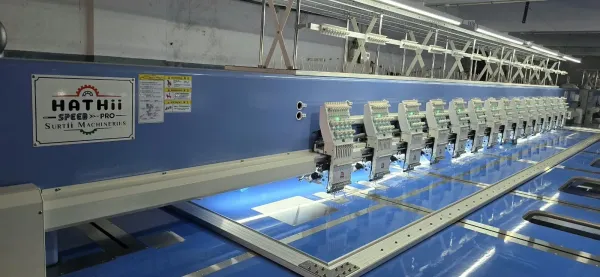 HATHii Speed plate on a flat machine